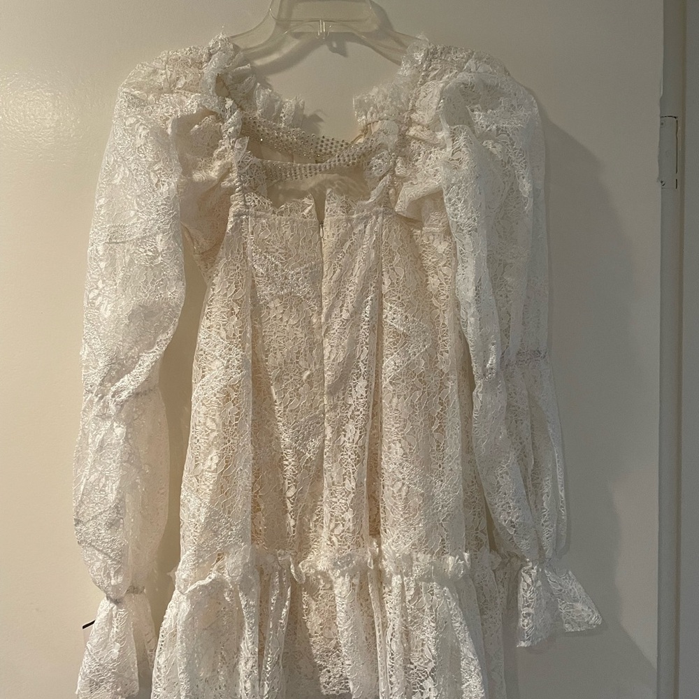 Korean white dress